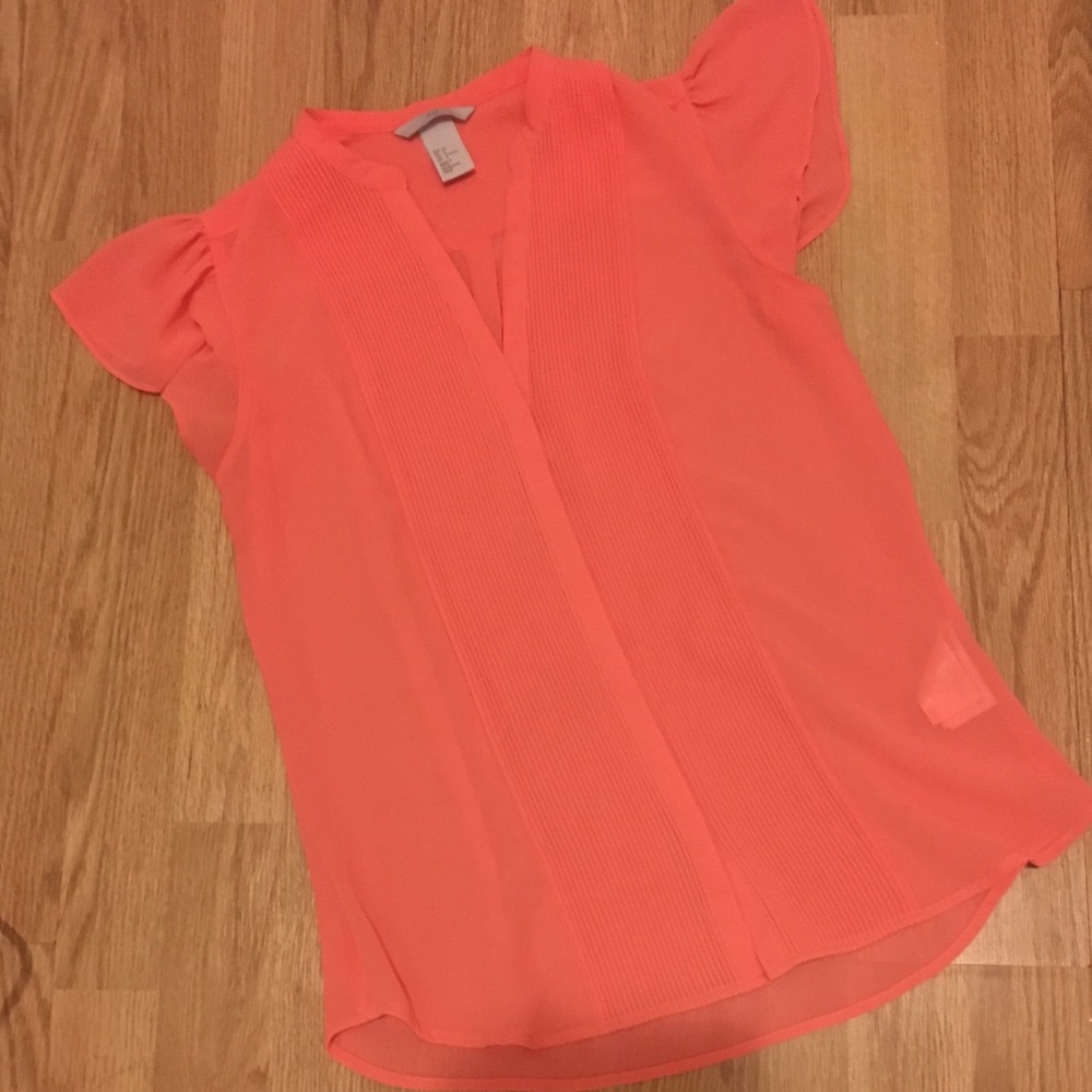 H&M Coral Blouse ✨