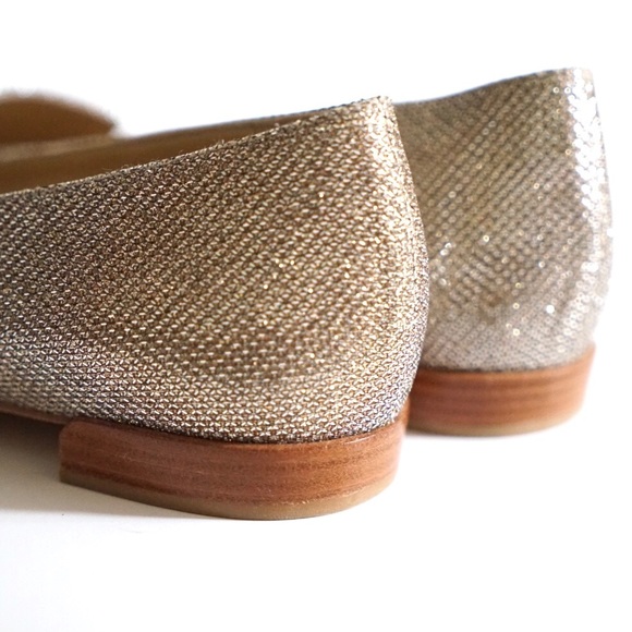 Stuart Weitzman Metallic Sparkling Flats - Picture 6 of 6