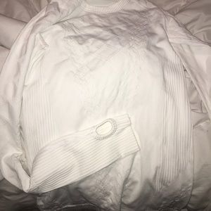 CABLE KNIT- LIKE PATTERN LULULEMON RUNNING TOP