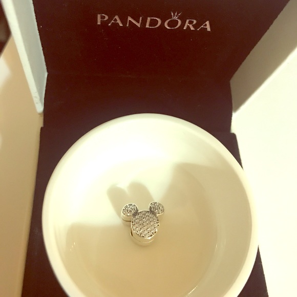Pandora Jewelry - Mickey clip pandora charm clear crystal Disney