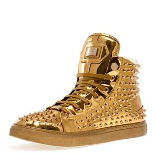 J75 by JUMP NEWYORK Zircon Gold Hightop Sneaker