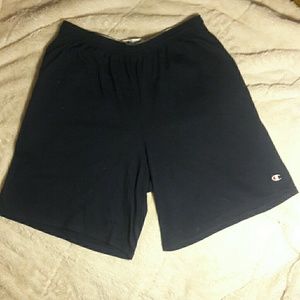Black Champion athletic shorts
