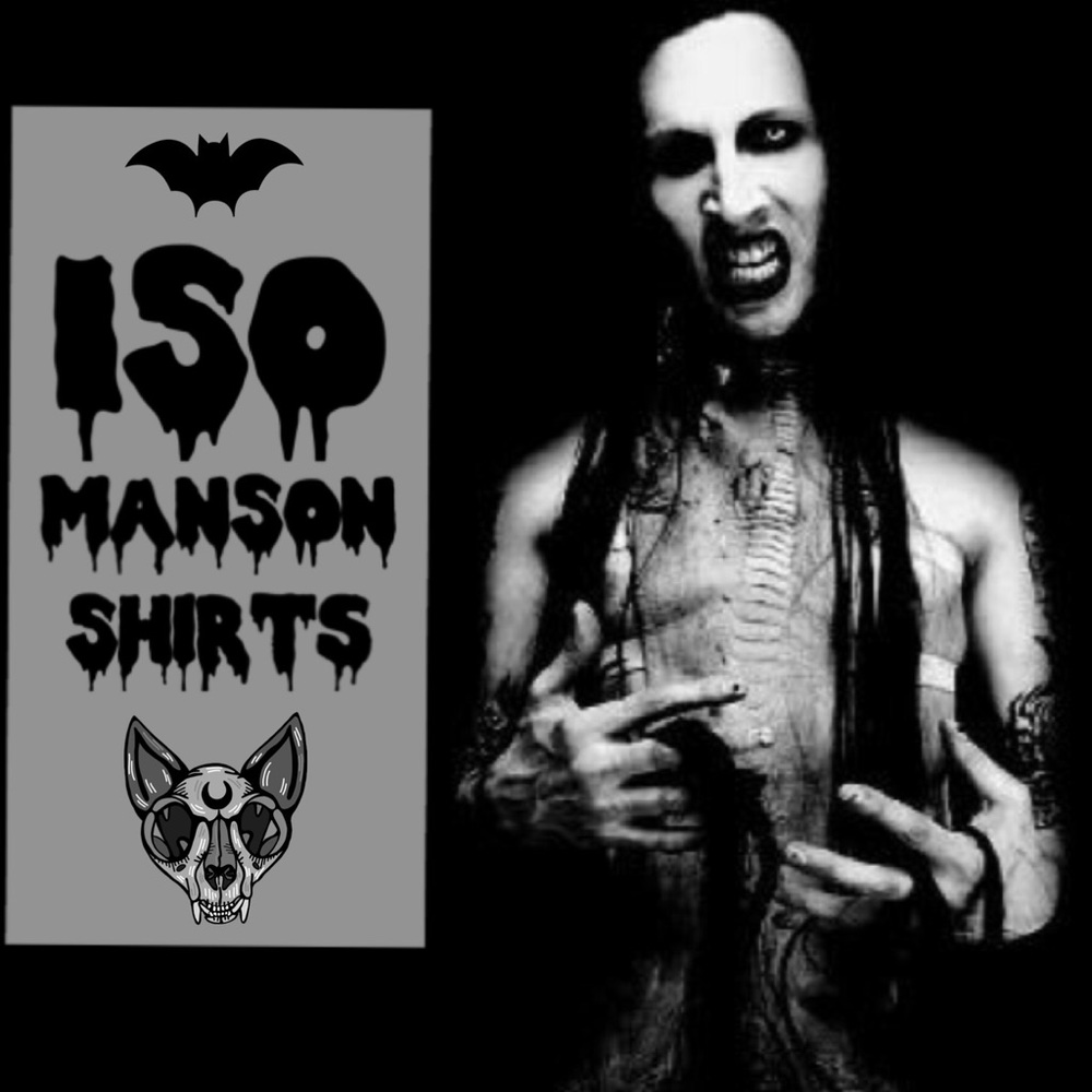 ISO ❥ Marilyn Manson Tshirts