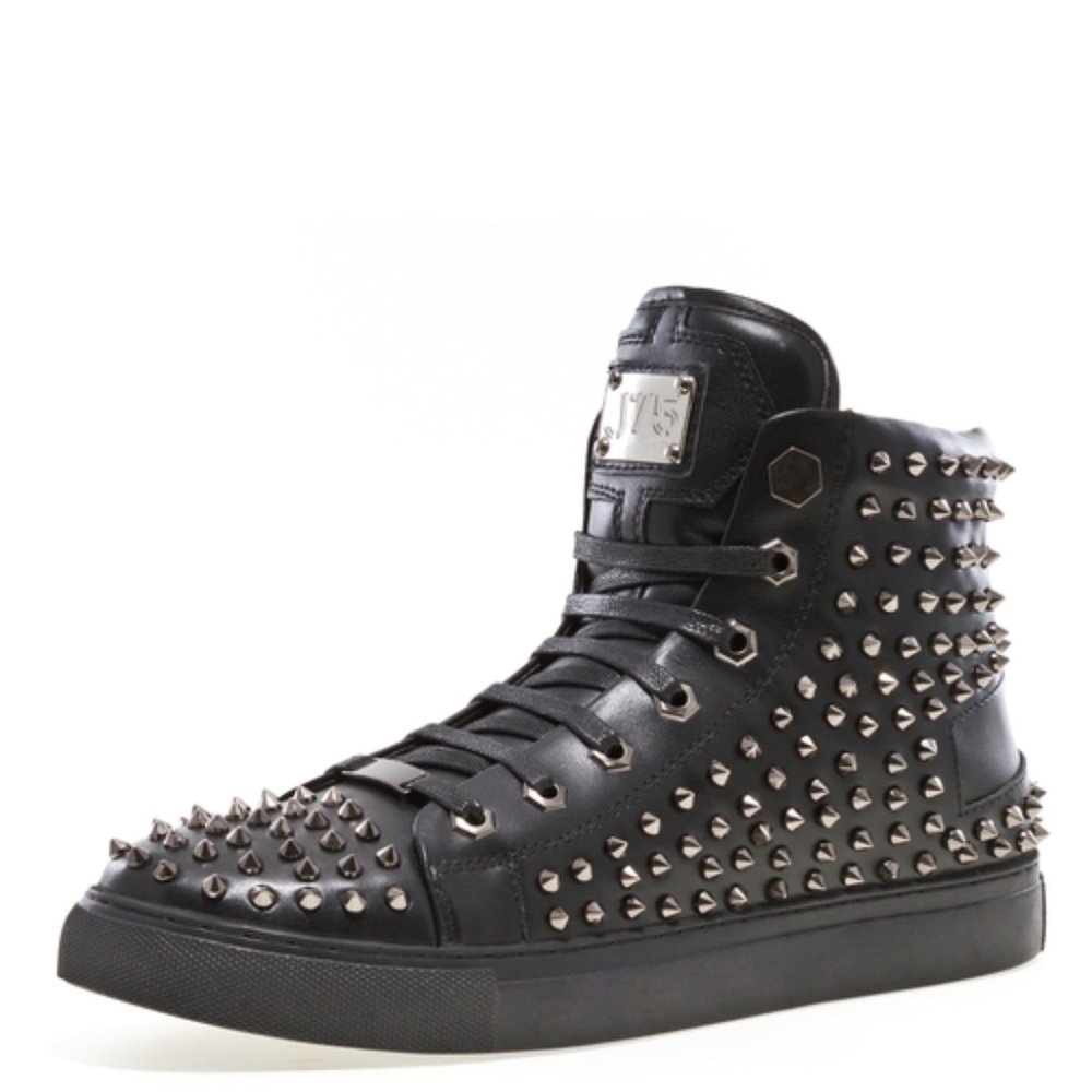 J75 by JUMP NEWYORK Zircon Black Studded Sneaker