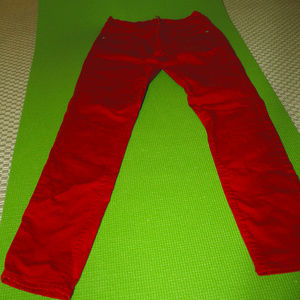 Size 4. Red skinny jeans. Old Navy. Rockstar