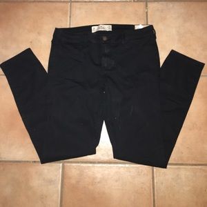 black jean leggings from hollister