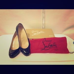 Christian Louboutin Simple Pump 100 Patent Black