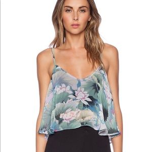 Show Me Your Mumu Charlie Crop Tank Top Water Lily
