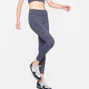 Outdoor Voices Navy Tech-Sweat Leggings 3/4 length