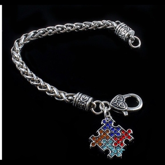 Autism piece bracelet charm pendant New - Picture 3 of 4