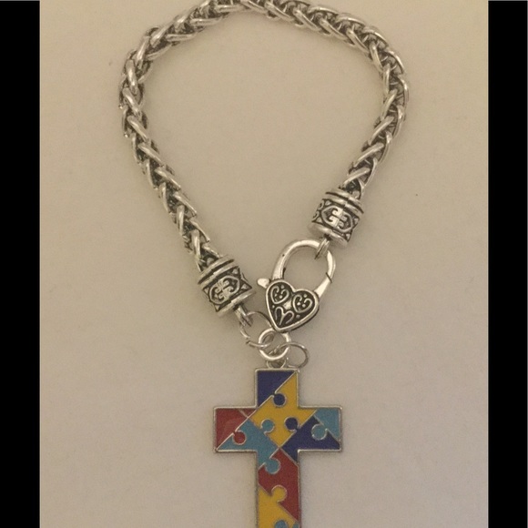 Autism piece bracelet charm pendant New - Picture 4 of 4