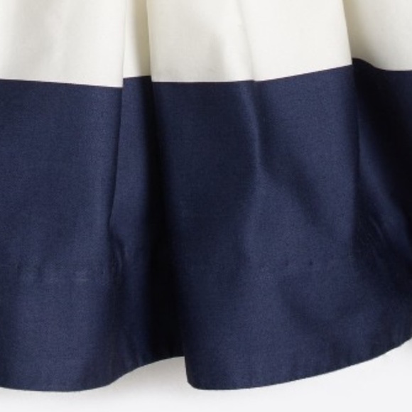 NWT JCrew Wide Stripe Sateen Skirt, Size 4-5 - Picture 3 of 6