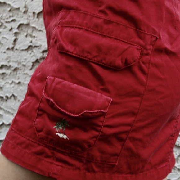 Red Cargo Skirt - Picture 2 of 2
