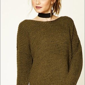 Chunky Crisscross-Back Sweater