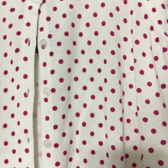 Laura Scott Polka Dot ¾ Sleeve Cardigan Size S - Picture 3 of 3