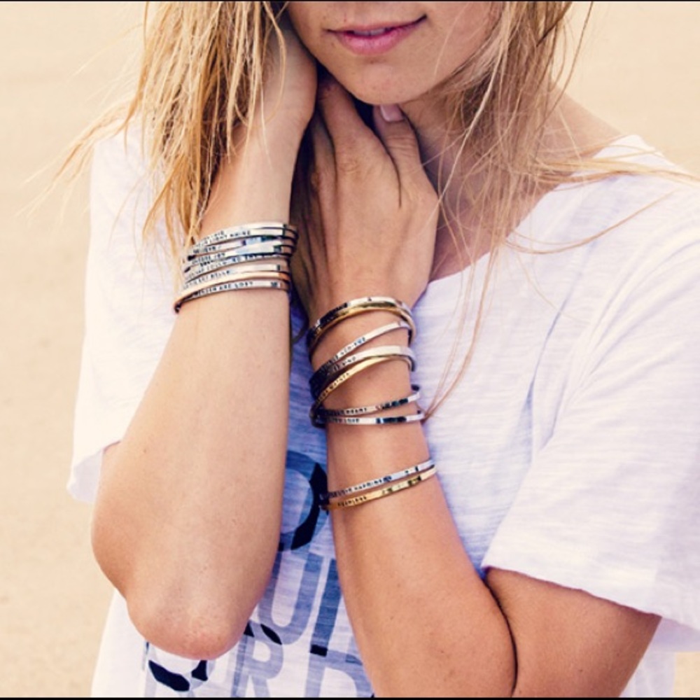 Mantra Inspirational Bangle