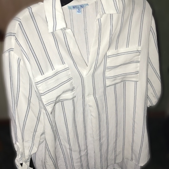 Stripe flowy top - Picture 1 of 3