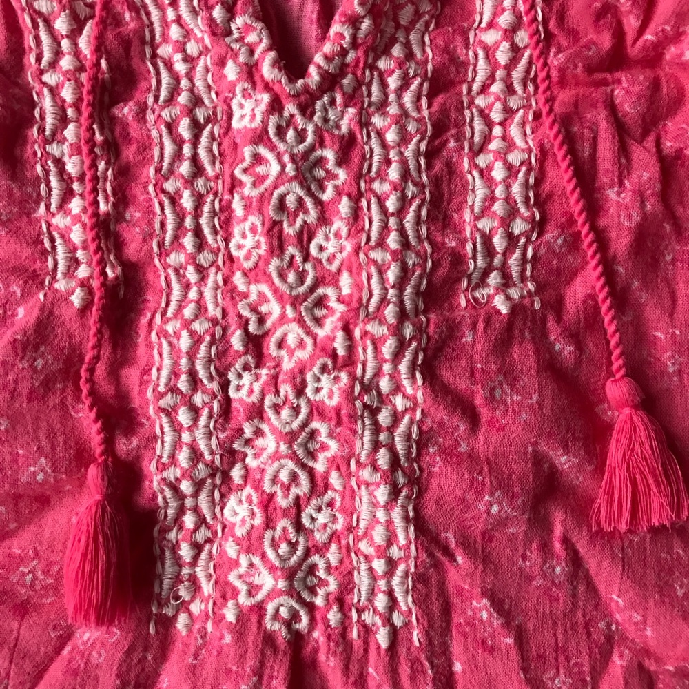 Embroidered tank
