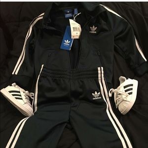Adidas track suit with shoes (will seperate)