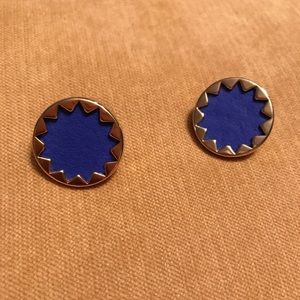 House of Harlow Starburst Leather Earrings