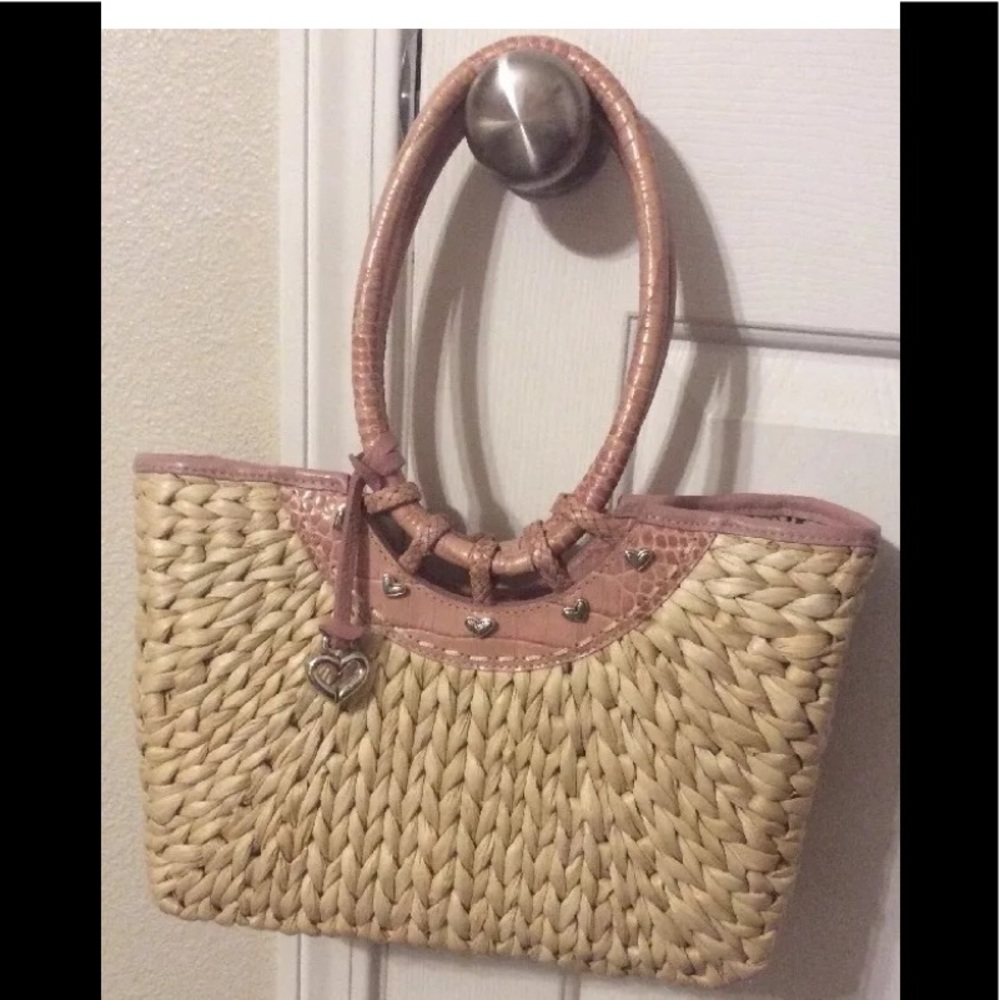 SOLD😊Brighton Blush Straw 👜 Tote