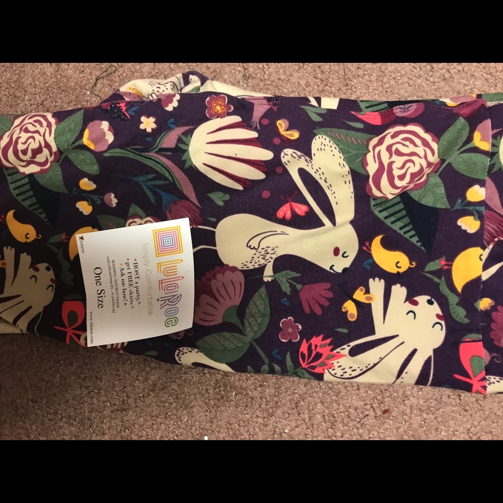 Lularoe Os bunny leggings.  Unicorns