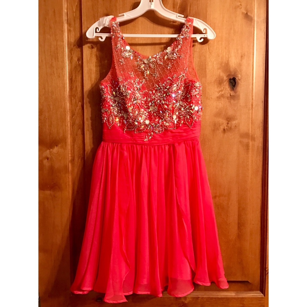 Pink prom dress