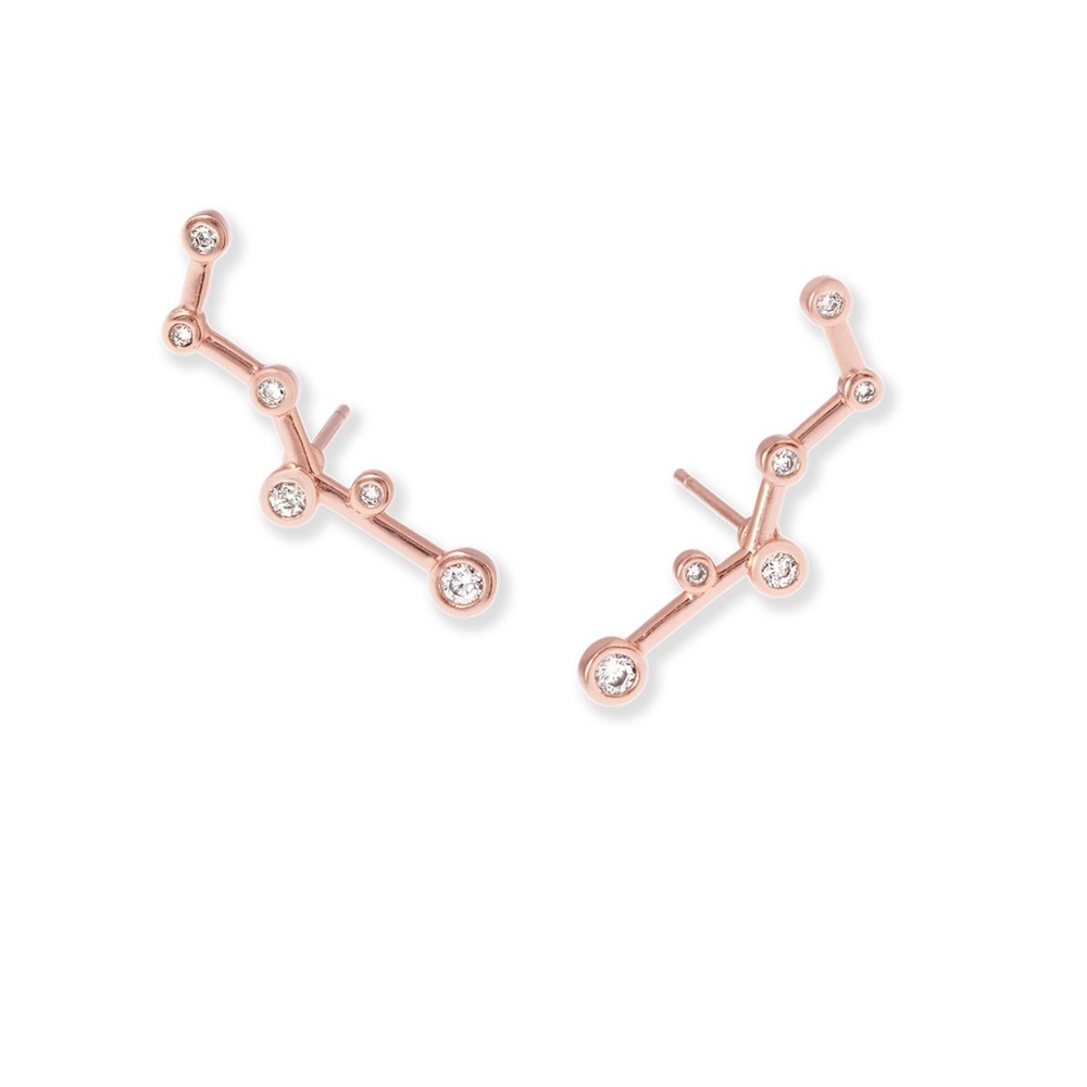 Kendra Scott Suzette rose gold ear climbers