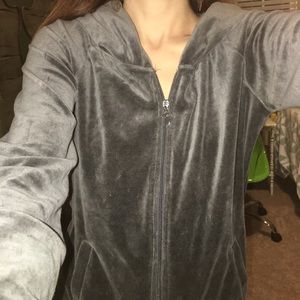 Juicy couture velour zip up