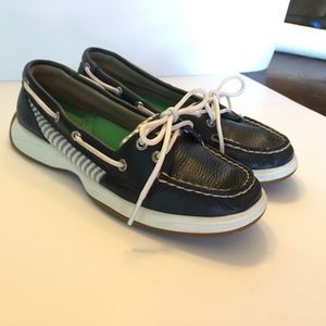 Sperry Top-Sider Laguna Navy Blue and white stripe
