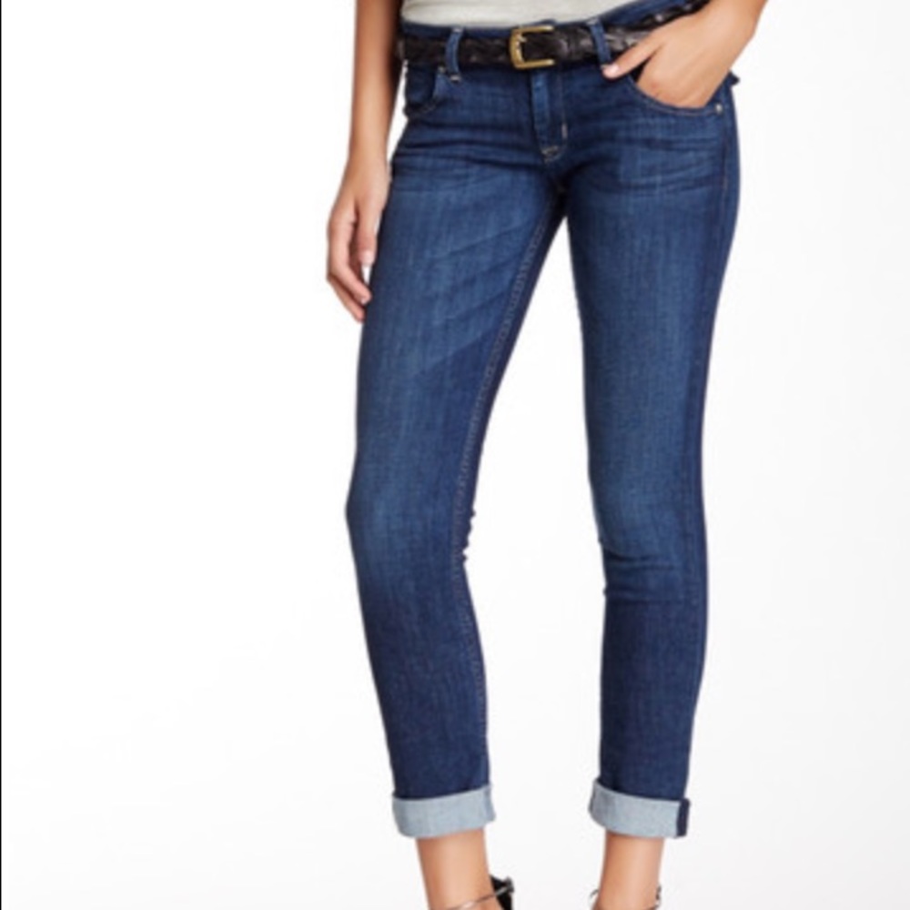 NWT Hudson Bacara cropped straight cuff jeans