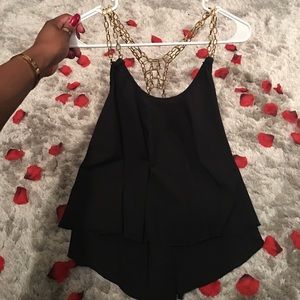 Gold linked cami