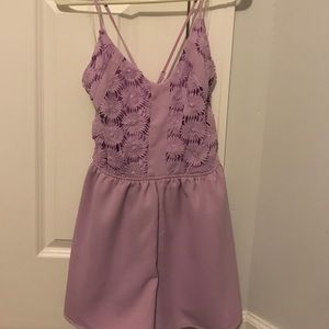 NWT Tobi purple romper