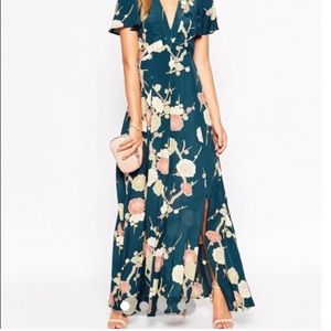 Floral ASOS maxi dress