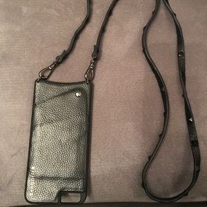 Bandolier iPhone 6s Plus Crossbody Leather Case