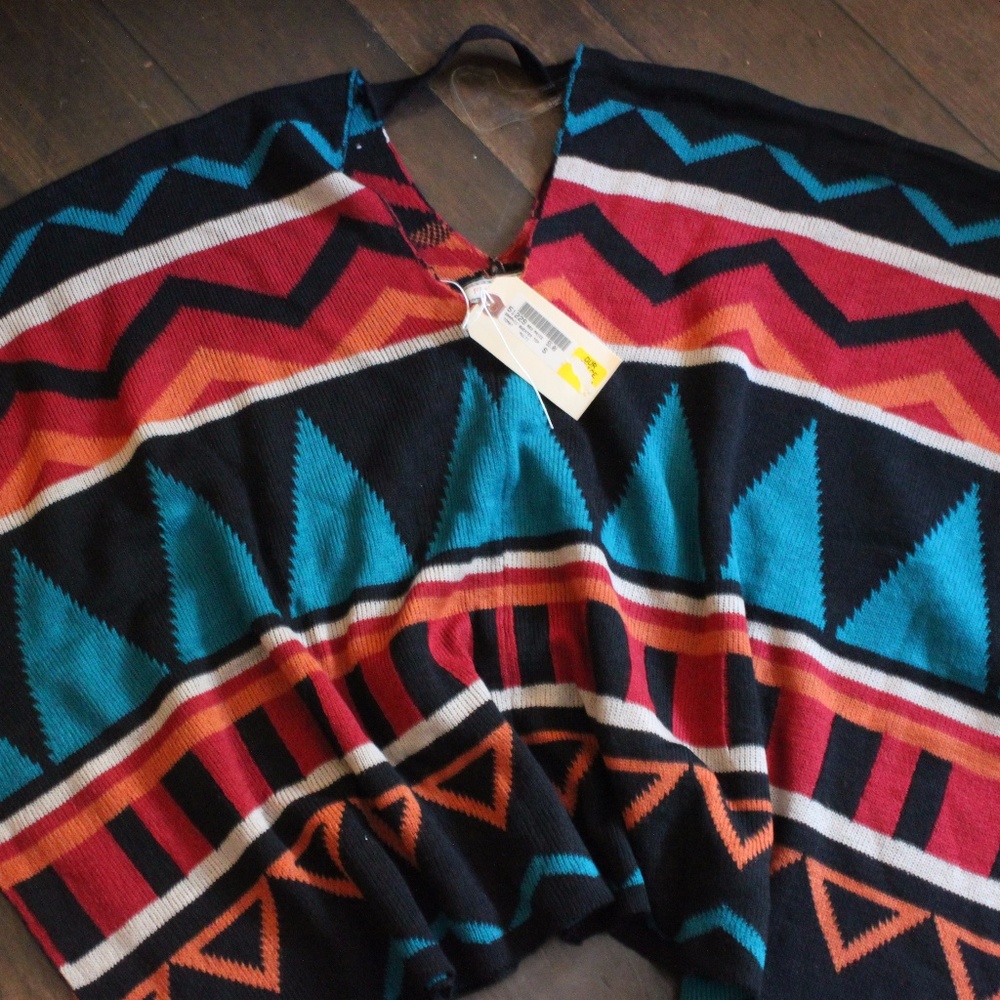 Flying Tomato Graphic Sweater MultiColored