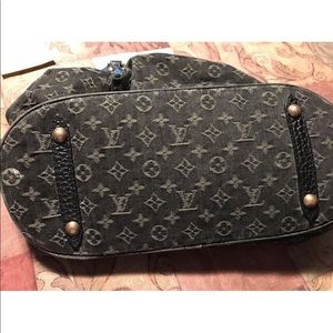 Louis Vuitton Denim hobo Handbag