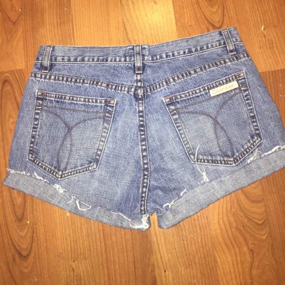 Levi's Pants - Calvin Klein  cutoff jean shorts waist 30" fits 4