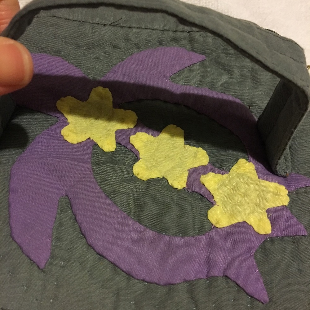 (Handmade) Hawaiian Quilt Sewing String Holder