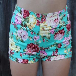floral shorts from brandy