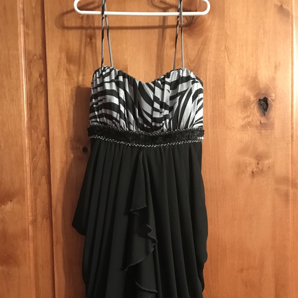Zebra Prom Dress
