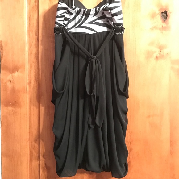 Zebra Prom Dress - Picture 2 of 2