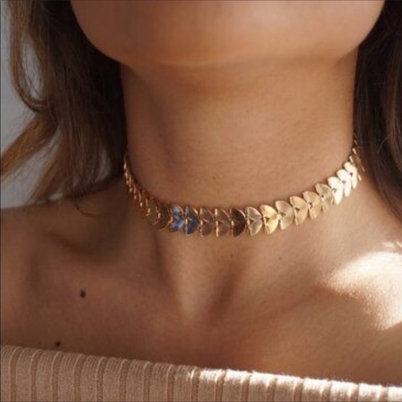 Boutique Jewelry - 🌺Dainty Rose Gold Metal Disc Choker🌺