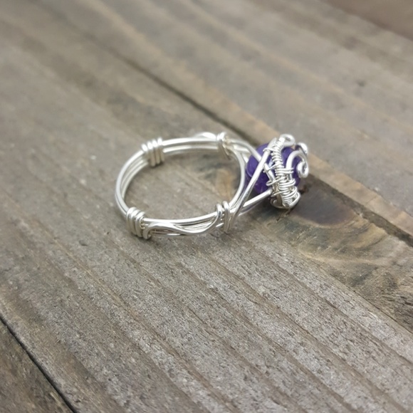 🔴SOLD🔴Love, Anger🌟Agate Sterling Silver Ring - Picture 6 of 8