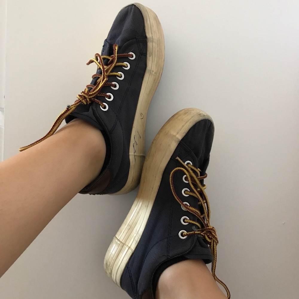 Vintage platform sneakers