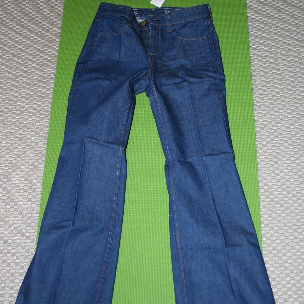 Size 28. Sexy High Heel Flares. J. Crew