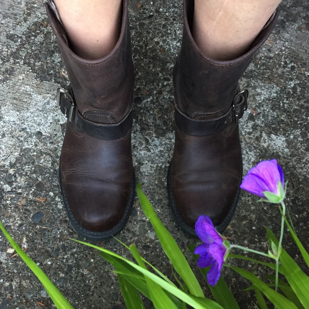 Frye Engineers Brown Boots