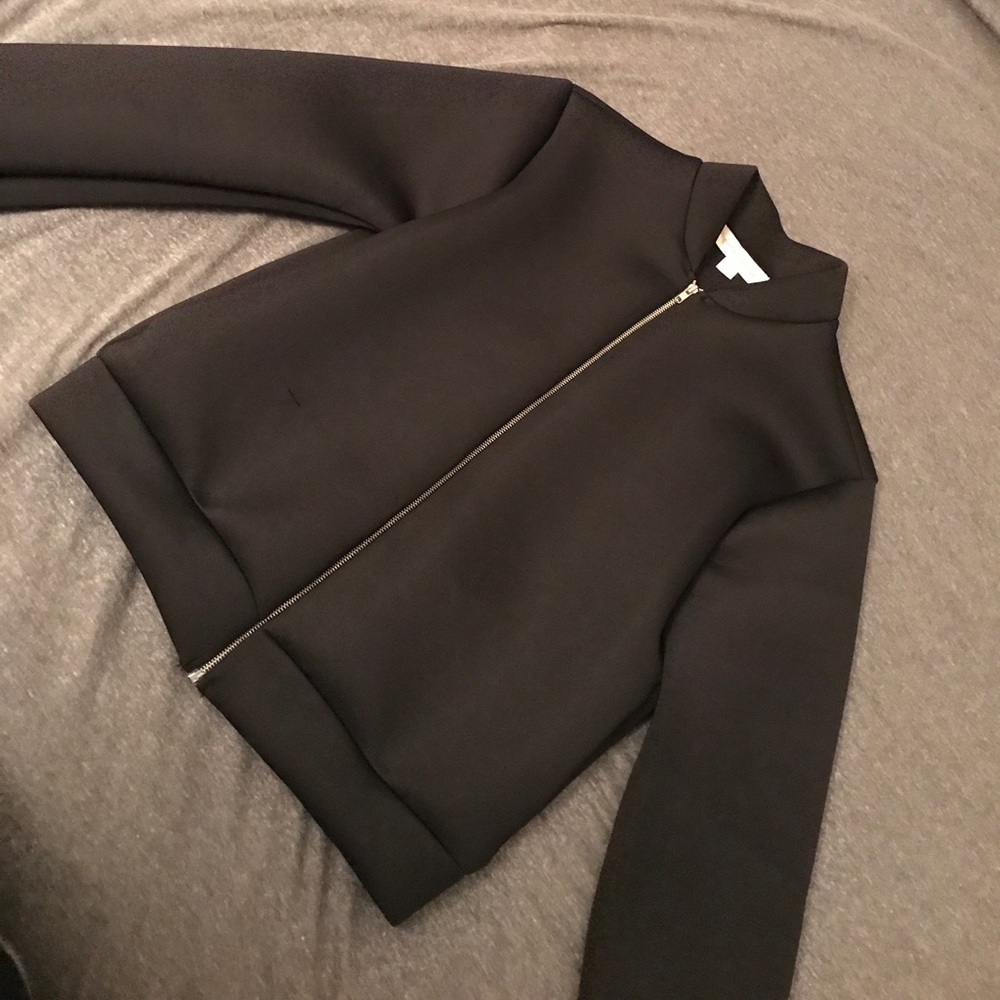 Painted threads women's bomber jacket