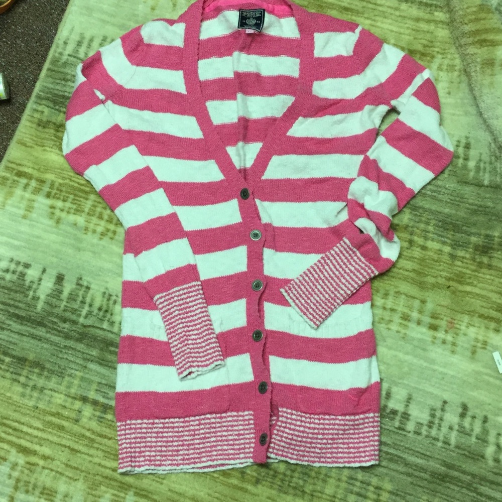 Victoria's Secret Pink Button Up Sweater