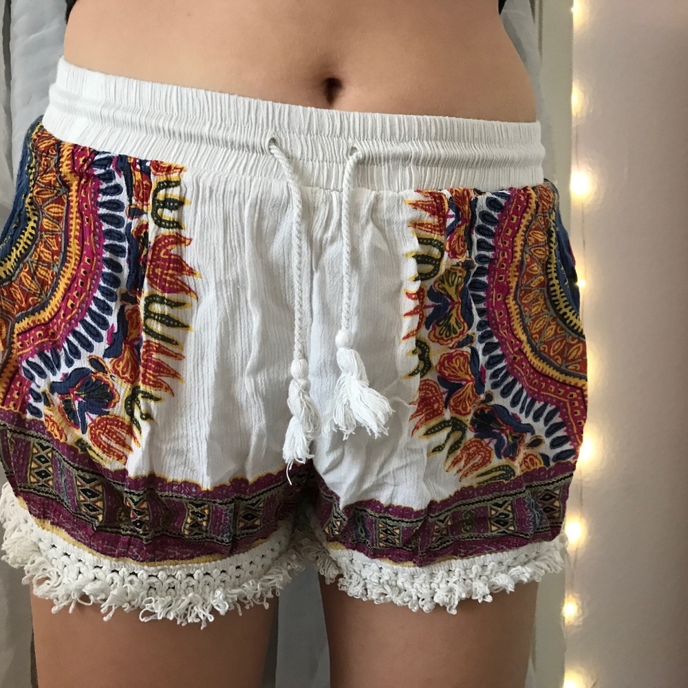 Boho loose shorts